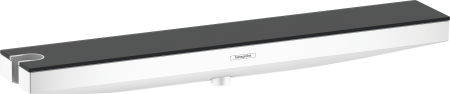 Шланговое подключение hansgrohe Rainfinity Porter 500 с полкой и держателем для душа слева 26843700, матовый белый