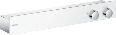 Термостат для душа hansgrohe ShowerTablet 600 на 2 потребителя 13108400, белый/хром