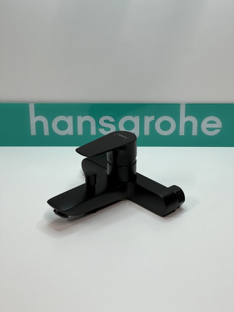 Смеситель для ванны hansgrohe Talis E 71740670/U, матовый черный, уцененный товар