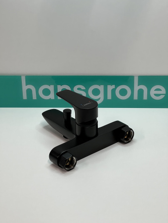 Смеситель для ванны hansgrohe Talis E 71740670/U, матовый черный, уцененный товар