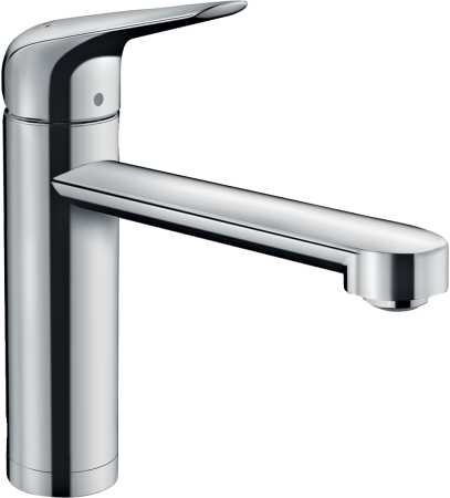 Смеситель для кухонной мойки hansgrohe Focus M42 120, для установки перед окном, 1jet 71807000, хром