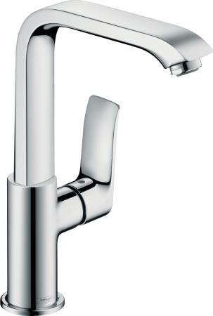 Смеситель для раковины hansgrohe Metris 230 с поворотным изливом 31081000, хром
