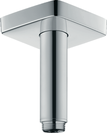 Душевой кронштейн hansgrohe E потолочный 100 мм 27467000, хром