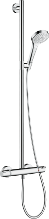 Душевая система hansgrohe Croma Select S SemiPipe Multi с термостатом 27247400, белый/хром