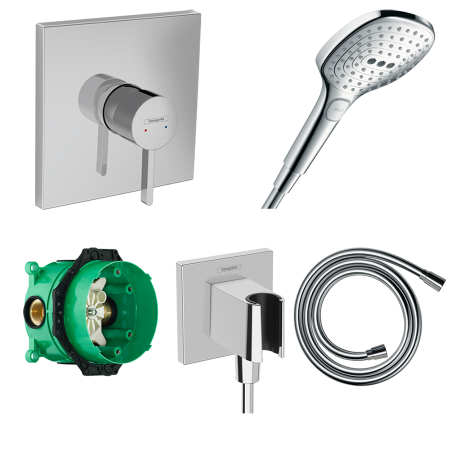 Набор для душа hansgrohe скрытого монтажа HG-PR278, хром