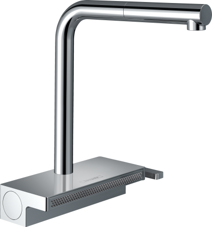 Смеситель для кухонной мойки hansgrohe Aquno Select M81 250, с вытяжным душем 2jet 73836000, хром