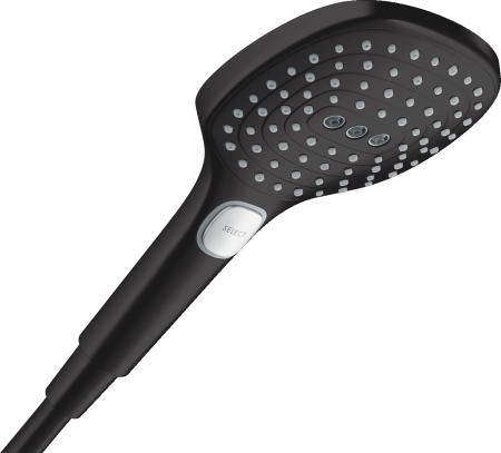 Ручной душ hansgrohe Raindance Select E 120 3jet 26520670, матовый черный