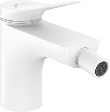 Смеситель для биде hansgrohe Vivenis со сливным гарнитуром 75200700, матовый белый