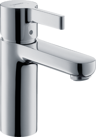 Смеситель для раковины hansgrohe Metris S LowFlow, со сливным гарнитуром 31063000, хром