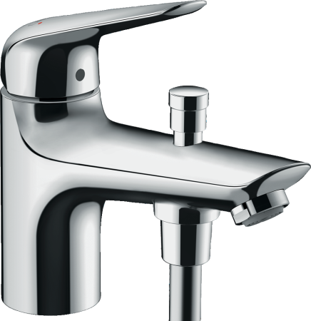 Смеситель для ванны hansgrohe Novus Monotrou на край ванны 71321000, хром
