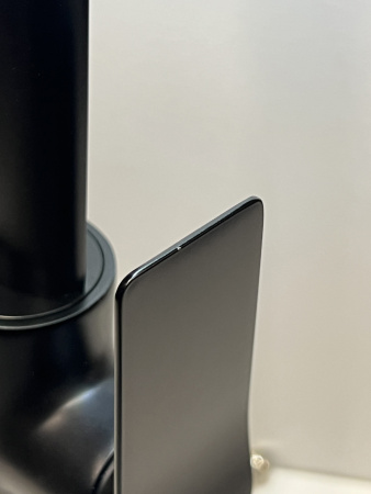 Смеситель для раковины hansgrohe Vivenis 210 с поворотным изливом и сливным гарнитуром, 75030670/U, матовый черный, уцененный товар