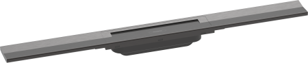 Внешняя часть трапа для душа hansgrohe RainDrain Flex, 70 см, укорачиваемая 56043340, шлифованный черный хром