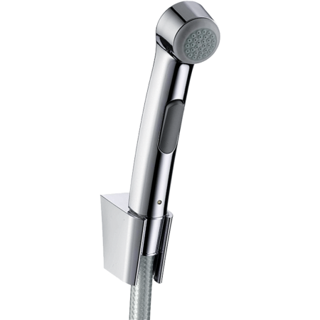 Гигиенический душ hansgrohe 1jet с держателем и шлангом 160 см 32128990, полированное золото