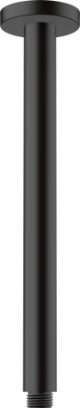 Душевой кронштейн hansgrohe Vernis Blend потолочный 300 мм 27805670, матовый черный