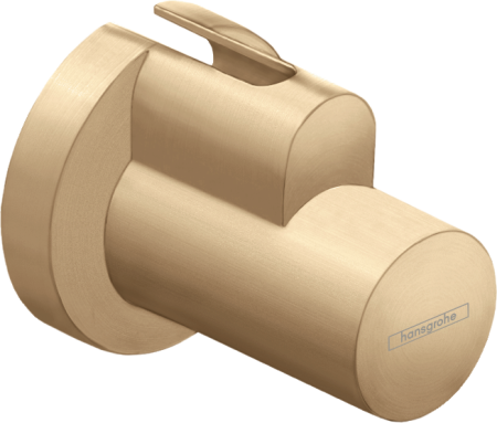 Декоративная накладка для углового вентиля hansgrohe 13950140, шлифованная бронза