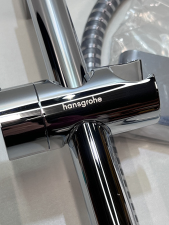 Душевой гарнитур hansgrohe Vernis Blend 100 Vario 2 режима, cо штангой 65 см 26275000/U, хром, уцененный товар