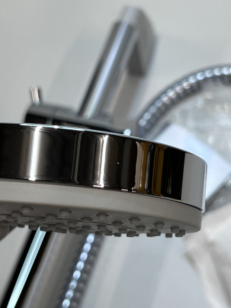 Душевой гарнитур hansgrohe Vernis Blend 100 Vario 2 режима, cо штангой 65 см 26275000/U, хром, уцененный товар