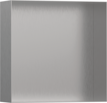Настенный короб hansgrohe XtraStoris Minimalistic с открытой рамой, 30х30х10 см 56073800, под сталь