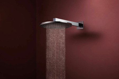 Верхний душ hansgrohe Raindance Alive S 300 2jet с кронштейном, 24540000, хром