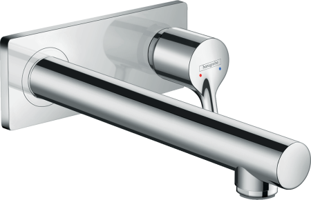 Внешняя часть смесителя для раковины hansgrohe Talis S скрытого монтажа, настенный, с изливом 225 мм 72111000, хром