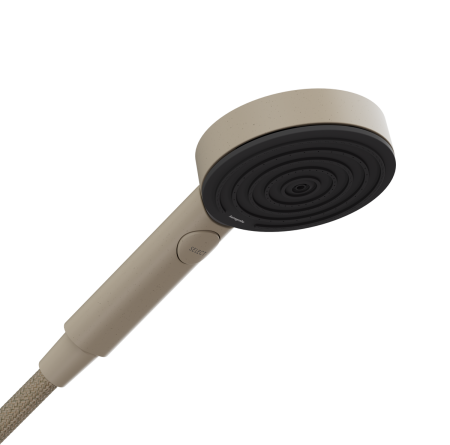 Ручной душ hansgrohe Pulsify Planet Edition 105 3jet Relaxation EcoSmart+ Select, 26077210, песок