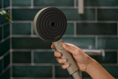 Ручной душ hansgrohe Pulsify Planet Edition 105 3jet Relaxation EcoSmart+ Select, 26077210, песок