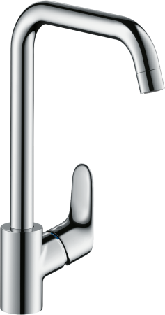 Смеситель для кухонной мойки hansgrohe Focus M41 260 с поворотным изливом 31820000/U, хром, уцененный товар