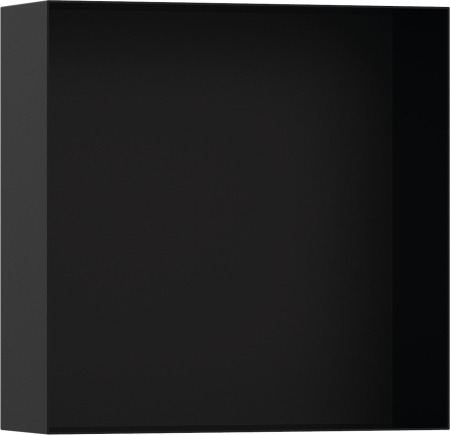 Настенный короб hansgrohe XtraStoris Minimalistic с открытой рамой, 30х30х10 см 56073670, матовый черный