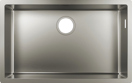 Кухонная мойка hansgrohe S71 S719-U660 интегрированная 43428800, нержавеющая сталь