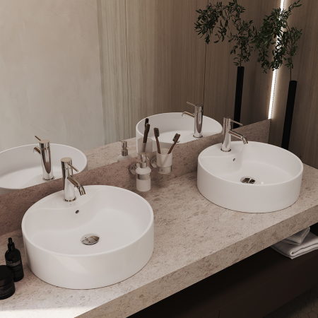 Смеситель для раковины Aqueduto CANO M-size CAN0200, хром