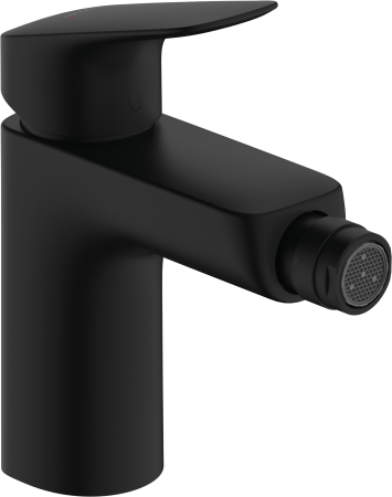 Смеситель для биде hansgrohe Logis со сливным гарнитуром 71200670, матовый черный