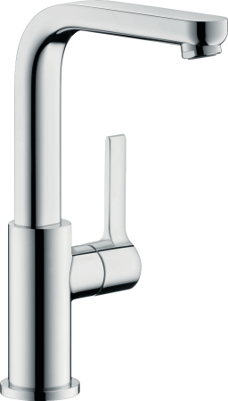 Смеситель для раковины hansgrohe Metris S 230 с поворотным изливом 31159000, хром