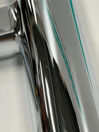 Смеситель для раковины hansgrohe Finoris 100, со сливным клапаном Push-Open, 76010000/U, хром, уцененный товар