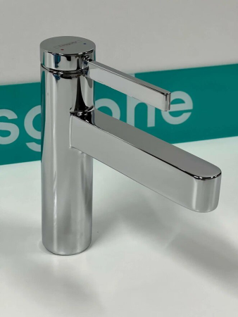 Смеситель для раковины hansgrohe Finoris 100, со сливным клапаном Push-Open, 76010000/U, хром, уцененный товар