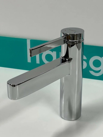 Смеситель для раковины hansgrohe Finoris 100, со сливным клапаном Push-Open, 76010000/U, хром, уцененный товар