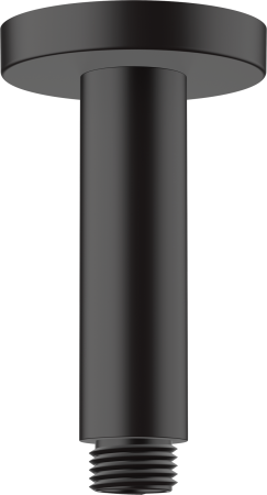 Душевой кронштейн hansgrohe Vernis Blend потолочный 100 мм 27804670, матовый черный