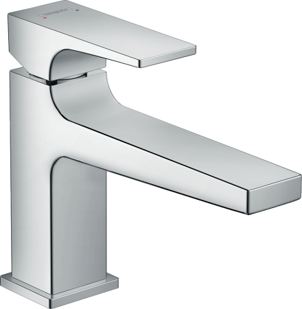 Смеситель для раковины hansgrohe Metropol 100 с донным клапаном Push-Open 32502000, хром
