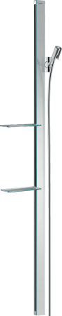 Душевая штанга hansgrohe Unica E 150 см со шлангом 27645000, хром