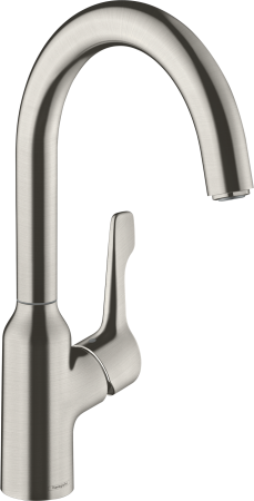 Смеситель для кухонной мойки hansgrohe Focus M43 220, с поворотным изливом 71812800, под сталь
