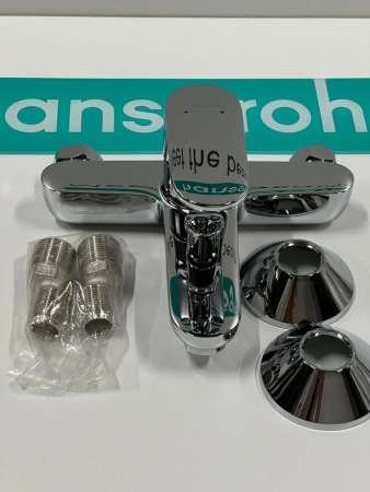 Смеситель для ванны hansgrohe Vernis Blend 71440000/U, хром, уцененный товар