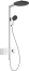 Душевая система hansgrohe Raindance Alive S Showerpipe 300 с термостатом с ShowerSelect Comfort, 24595000, хром