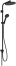 Душевая система hansgrohe Activera S Showerpipe 240 1jet EcoSmart Reno Varia, 28074670, матовый черный