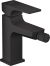 Смеситель для биде hansgrohe Metropol со сливным клапаном Push-Open 32520670, матовый черный