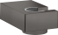 Держатель ручного душа hansgrohe Porter E 28387340, шлифованный черный хром