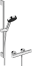 Душевой набор hansgrohe Pulsify Select S 105 3jet Relaxation EcoSmart с термостатом Ecostat Element и душевой штангой 65 см, 24272000, хром