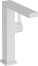 Смеситель для раковины hansgrohe Tecturis E 210 Fine, EcoSmart+, cо сливным гарнитуром Push-Open, 73060700, матовый белый