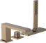 Cмеситель для ванны hansgrohe Tecturis E на 3 отверстия, 73443140, шлифованная бронза