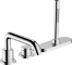 Cмеситель для ванны hansgrohe Tecturis S на 3 отверстия, 73447000, хром