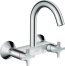Смеситель для кухонной мойки hansgrohe Logis M32 двухвентильный 71286000, хром