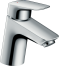 Смеситель для раковины hansgrohe Logis 70, со сливным клапаном Push-Open, для водонагревателей открытого типа 71074000, хром